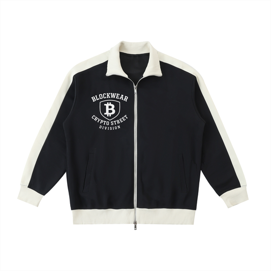 Do What’s Right – Contrast Trim Stand Collar Jacket