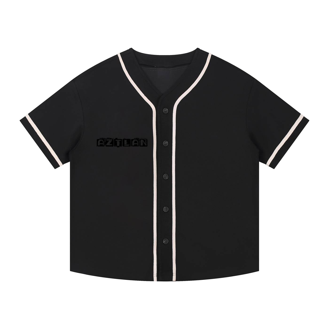 Contrast Piped Button-Up Jersey "Aztec Aftershock"