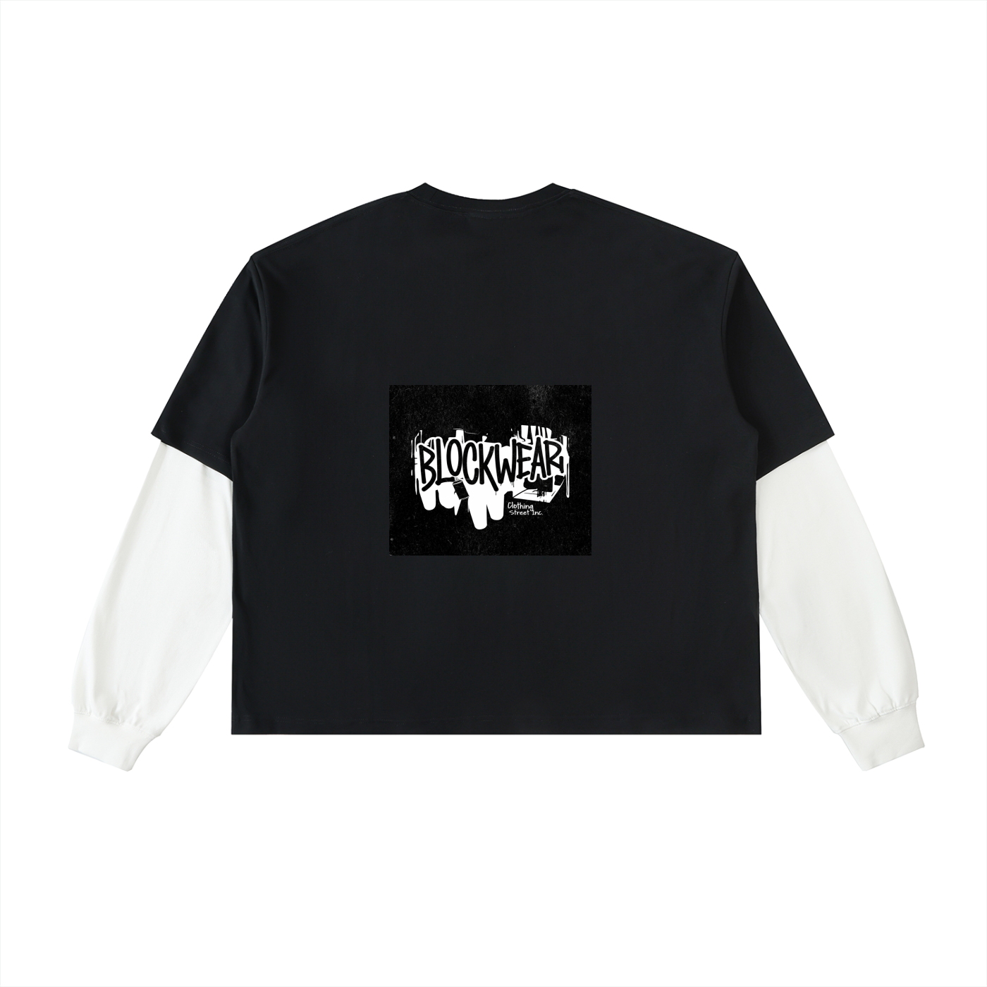 Urban Ape Graffiti Layered Long Sleeve Tee