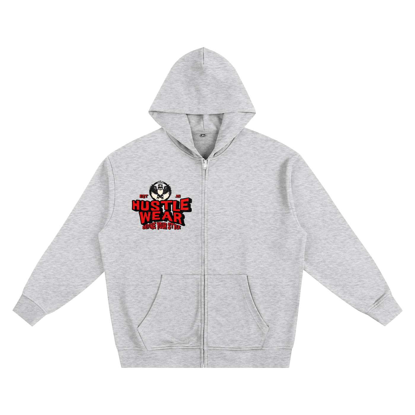 🔥 Aztec Hustle Heavyweight Zip-Up Hoodie 🔥