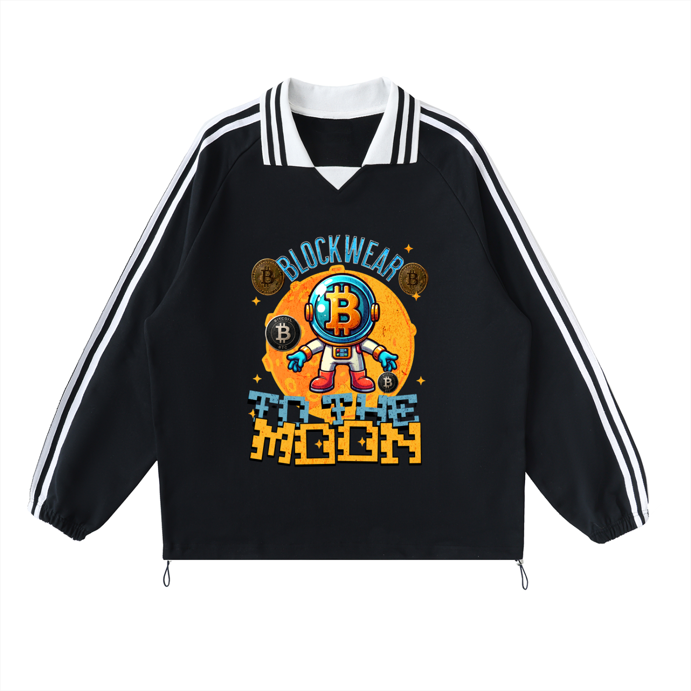 BLOCKWEAR Mission Patch Sweatshirt	Feels like a uniform for crypto astronauts