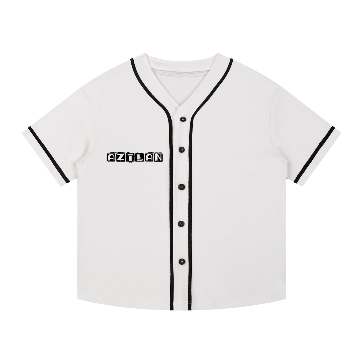 Contrast Piped Button-Up Jersey "Aztec Aftershock"